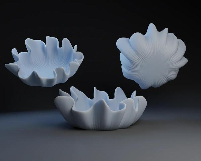 Differential Growth Organic Bowl
