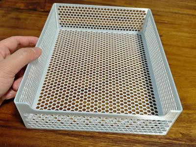 Thickened Hollowing Material-Saving Cabinet Storage Box 250x200x60 Kitchen Household Right Angle Storage Box Organizer Rectangular Sundries Storage Basket