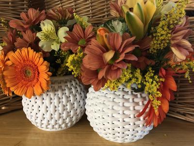 Wicker Bowl (Vertical Stakes)
