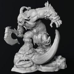 Grommash Hellscream 3D Printing Figurine | Assembly