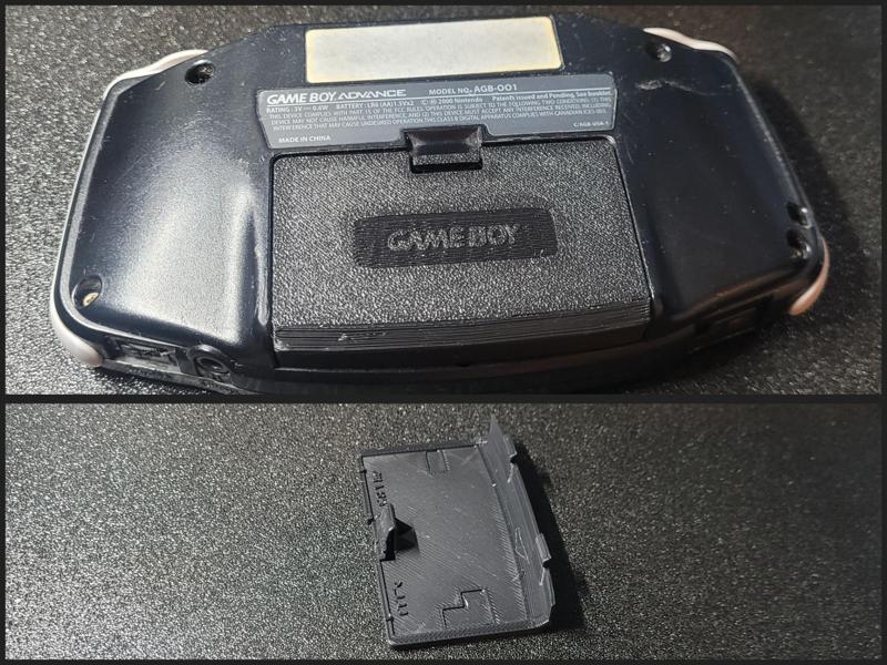 Game Boy Advance Battery Cover