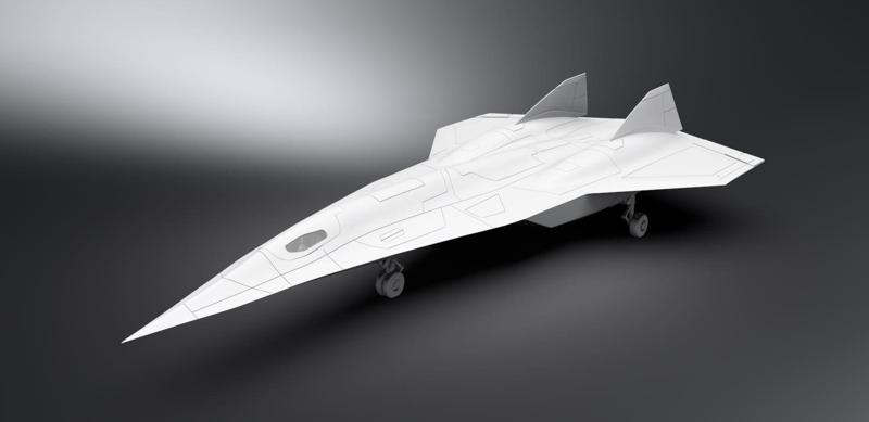 SR72 Darkstar Scale model