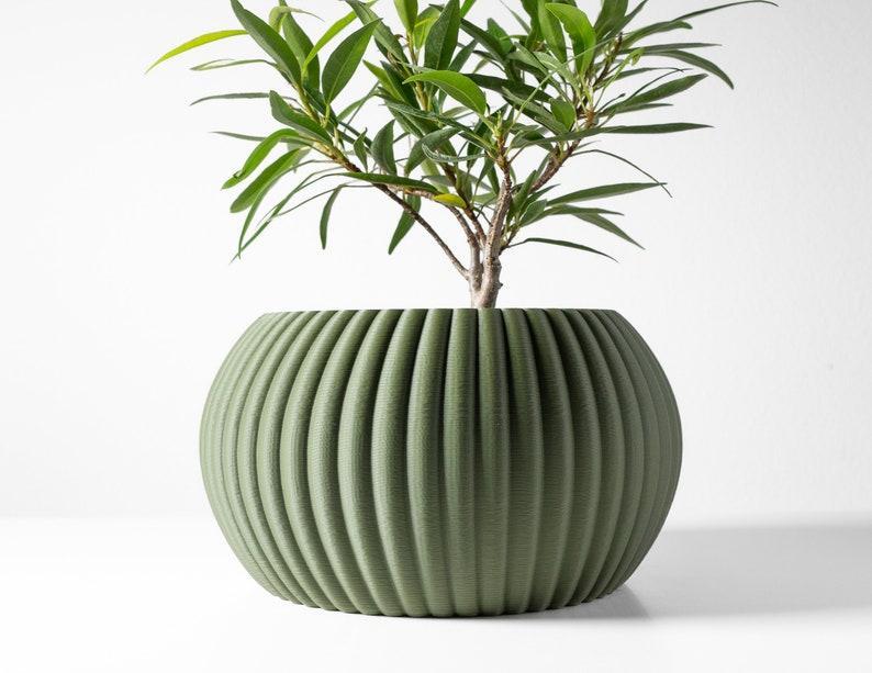 The Roni Planter Pot STL 3D Print File, Digital Download for 3D Printing, Home Decor Planter for Plants & Flowers