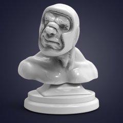 Fight Night Boxer Bust 3D Printing Figurine | Static