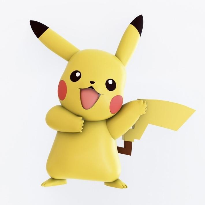 Pikachu 3D Pokémon Pokemon Model