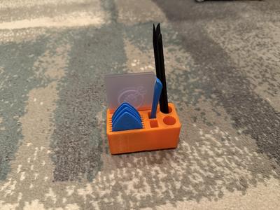 1×2 Gridfinity Refined iFixit Prying and Opening Kit Holder