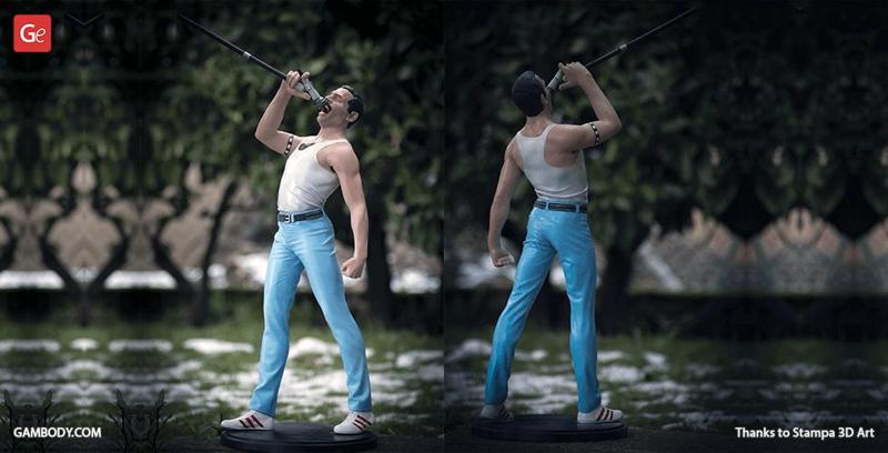 Freddie Mercury 3D Printing Figurine | Assembly