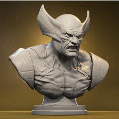 Wolverine Bust 3D Printing Figurine | Assembly