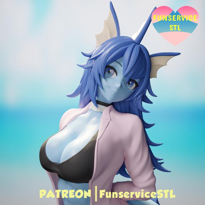 Vaporeon Pokemon Humanization