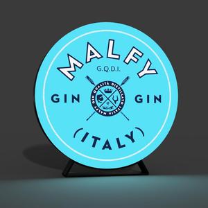 Malfy Gin Lightbox Led Lamp