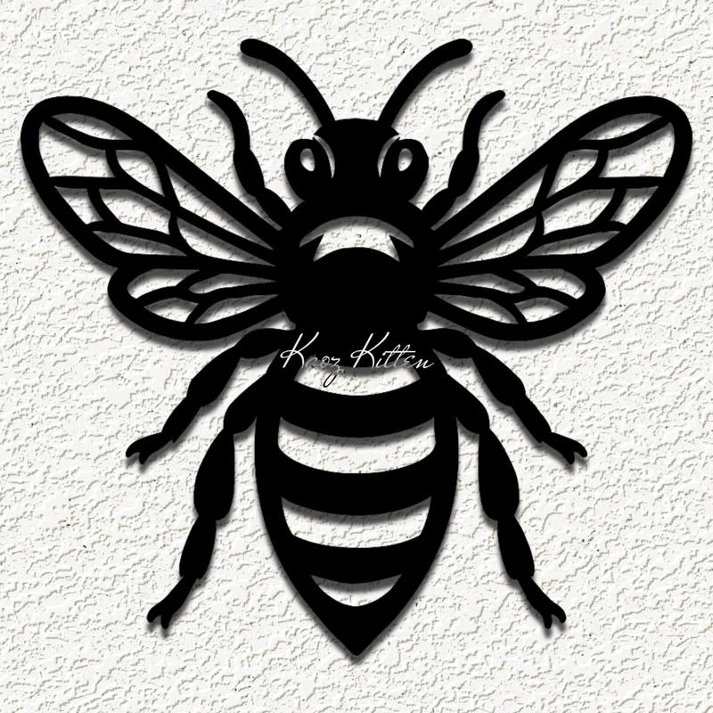 honey bee d WALL ART HOME DECOR