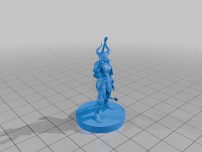 DnD teafling miniature
