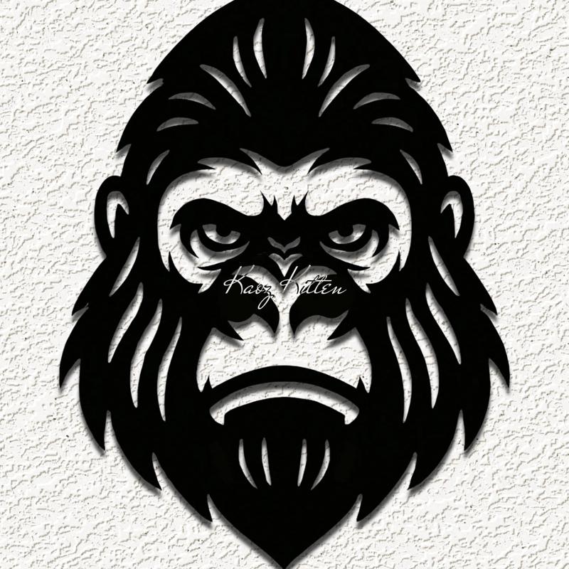gorilla ape WALL ART HOME DECOR