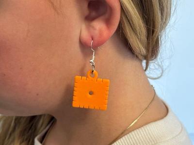 Cheez-It Earrings