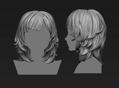 Hair 8 printable