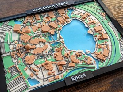 EPCOT Disney World 3D Miniature (MultiColor)