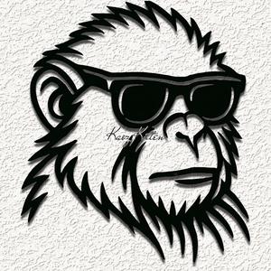 makak monkey wall art home decor