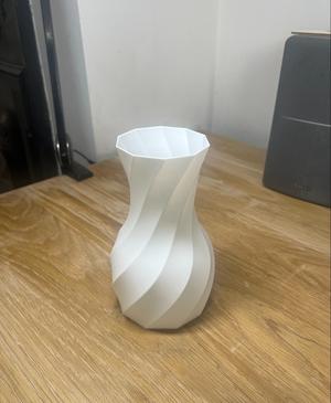 Contemporary Spiral Vase