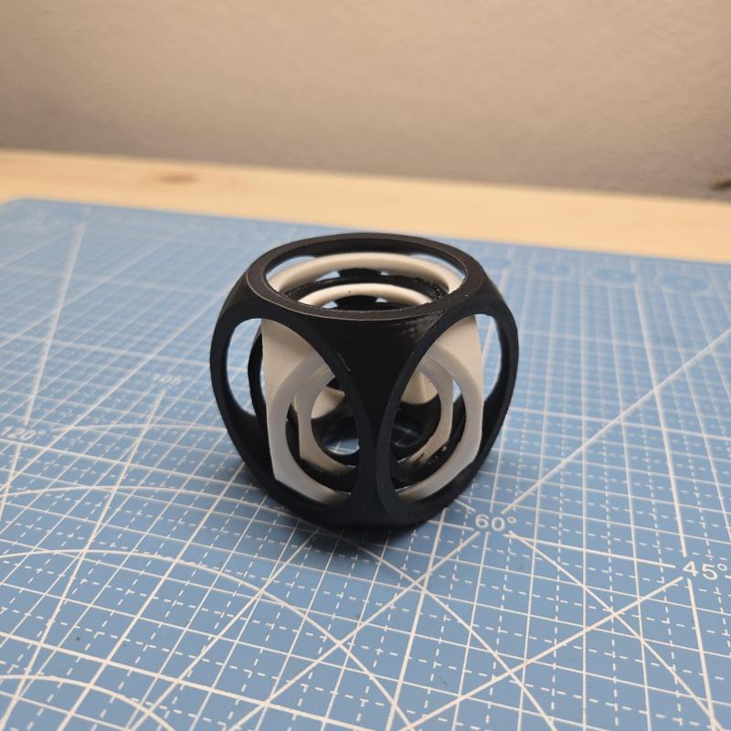 Spinning Art Print in Place