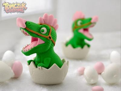 Easter T-Rex Chick – Dino In Bunny Disguise!