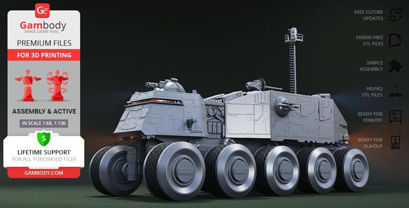 Juggernaut Turbo Tank 3D Printing Model | Assembly