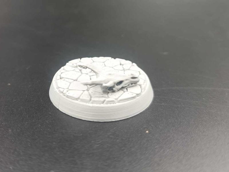 DnD Miniature Model Bases 32mm RPG – Dragon skull