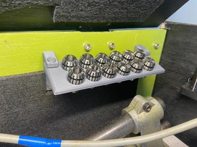 ER-16 Collet Wall Holder – 12 Slots