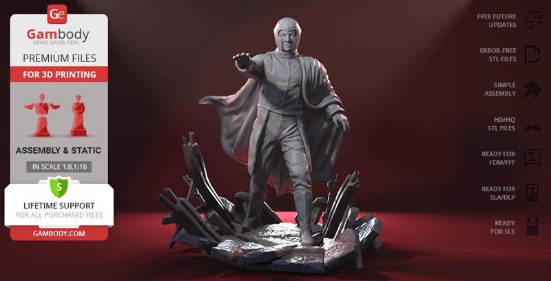 Magneto 3D Printing Figurine | Assembly