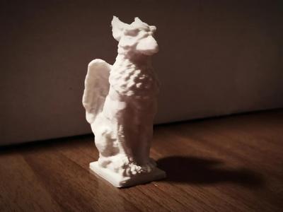 Low Poly Griffon Statue