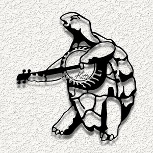 Grateful turtle wall art