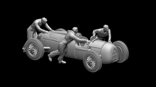 AUDI racing car and team
