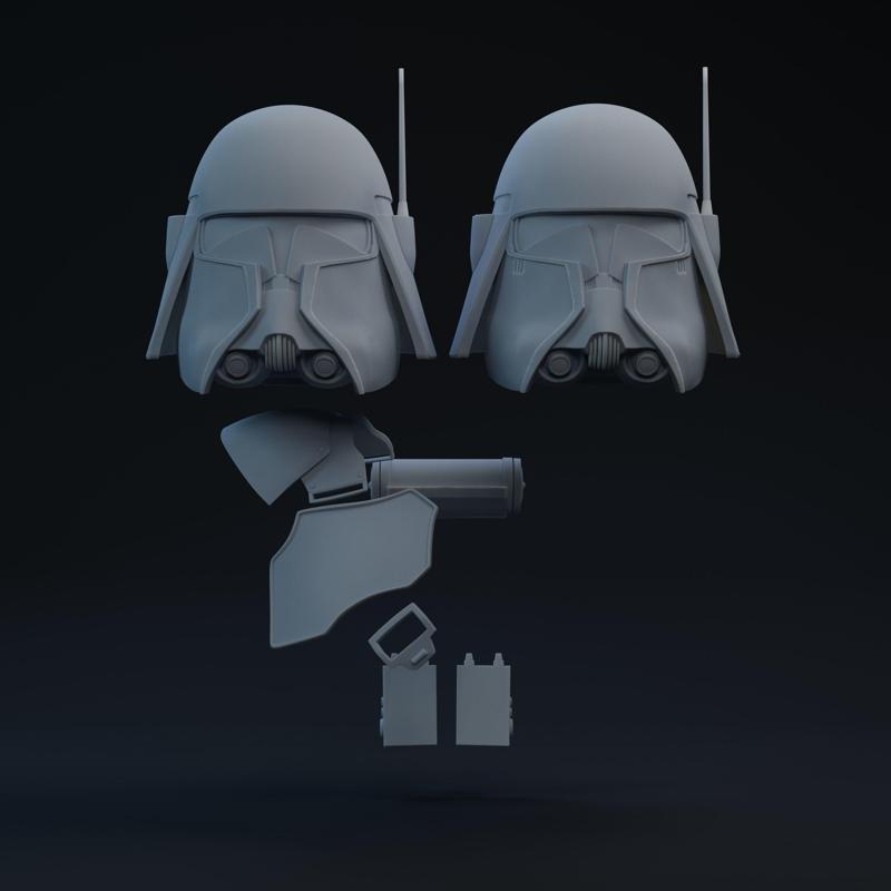 Clone Commander Bacara One-Twelfth Scale Kit