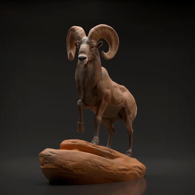 Bighorn Ram for 3D Printing