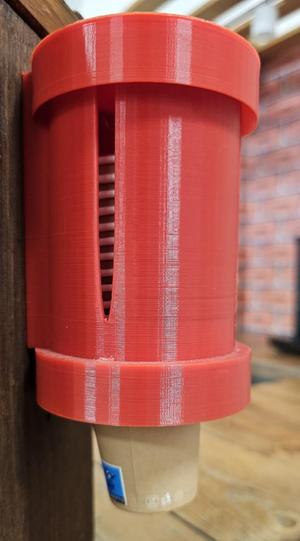 small coffee cup dispenser for wall mounting