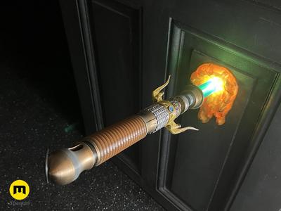 Melting Wall Lightsaber Display Stand