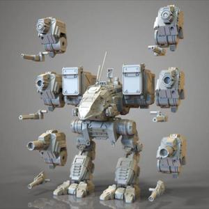 MWO Catapult Weapon Pack for 3D Printing | Assembly