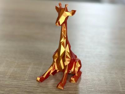 Low poly giraffe