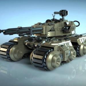Mammoth Tank Kit STL files for 3D Printing | Assembly Model