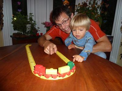 Toy Train Set