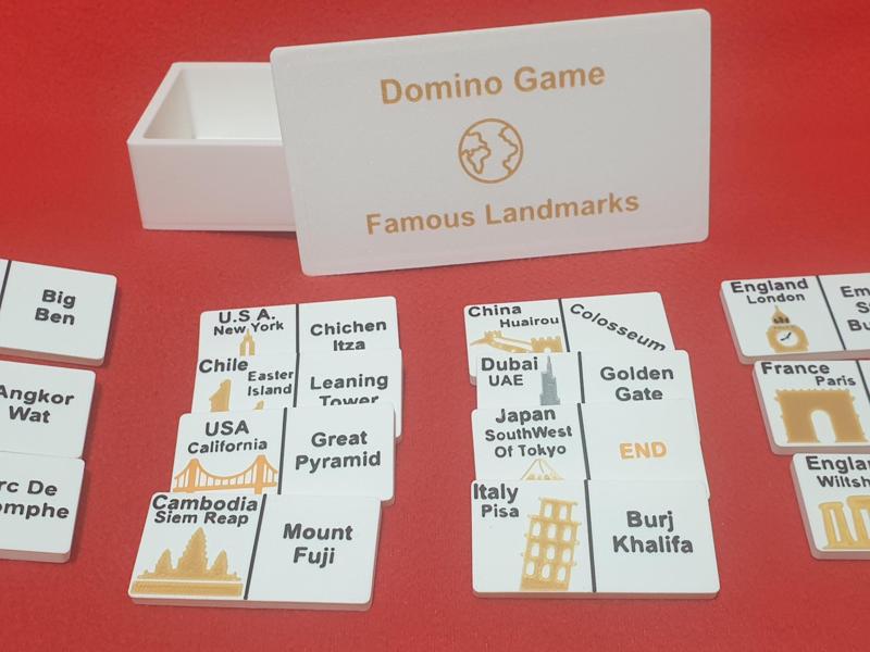 Domino Game Famous Landmarks