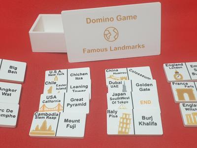 Domino Game Famous Landmarks