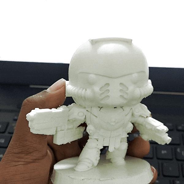 SPACEMARINE 3D MODEL | funko pop | bobblehead | STL file