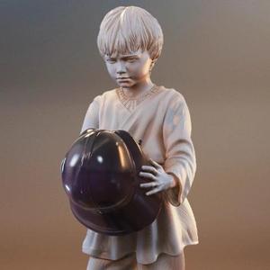 Young Anakin Skywalker 3D Printing Figurine | Assembly