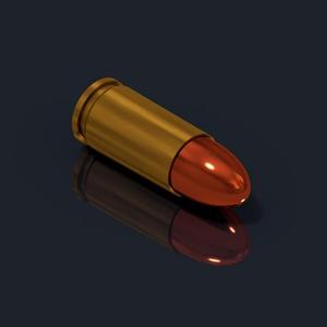 9mm X 19mm Bullet