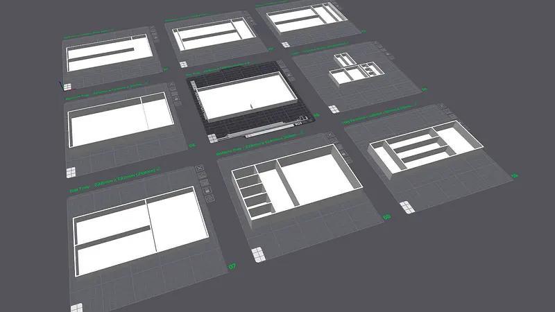Bento3D Storage Trays for Kobalt Mini Toolbox