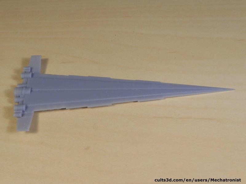 Star Wars Vengeance Class Super Star Destroyer Space Ship Model
