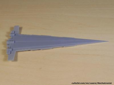 Star Wars Vengeance Class Super Star Destroyer Space Ship Model