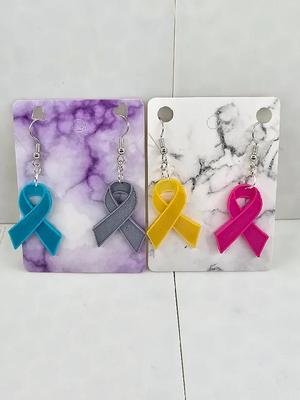 Awareness Ribbons (Brain Cancer, Breast Cancer, Childhood Cancer, PTSD)   