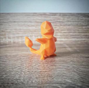Charmander – low poly (pokemon)