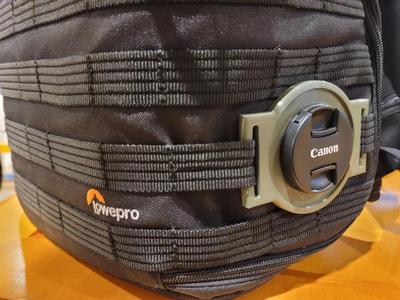 MOLLE Compatible Multi-Size Lens Cap Holder, 49/52/72mm   